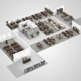 Modern Design Furniture Workstation NSM-02