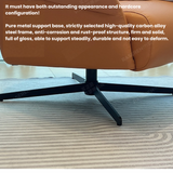 Modern High-Back Lounge Chair Sofa With Optional FootRest