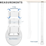 Newstar Spiral Cable Management, Wire Organizer for Office Desk