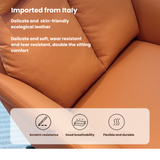 Modern High-Back Lounge Chair Sofa With Optional FootRest