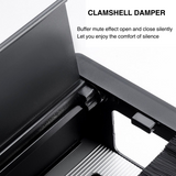 Soft Close Flip Up Box Cable Organizer for Office Electric Wire