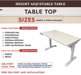 Newstar Height Adjustable Office Table, Workstation Table