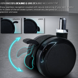 Desk/Table Locking Casters Wheels