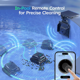 WYBOT S2 Solar Cordless Robotic Pool Cleaner with Solar-Powered Charging Dock