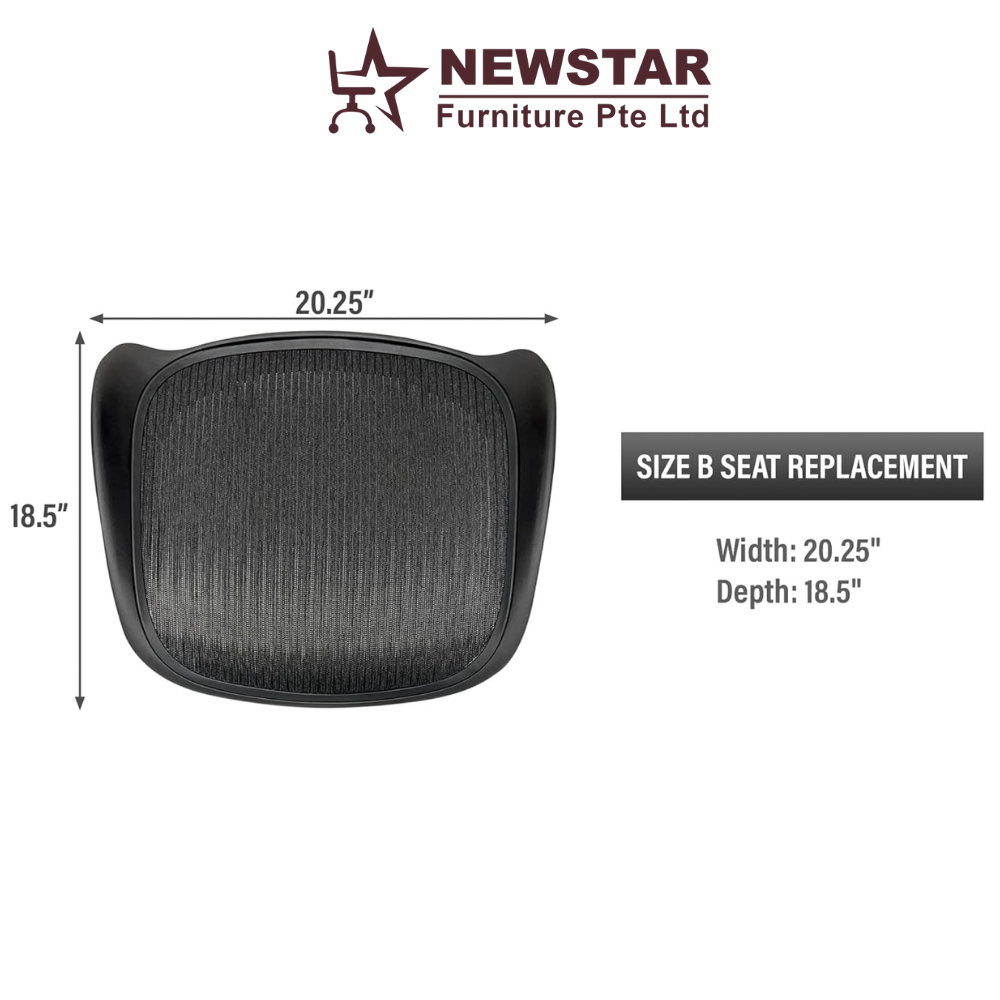 Replacement Seat for Herman Miller Classic Aeron Size B Newstar Furniture Pte Ltd