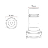 Steelcase Chair Castor Wheel (Set of 5)