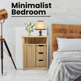 Floor Cabinet, Free Standing Cabinet With 3 drawers