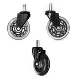Heavy Duty Office Chair Caster Wheels, Set of 5, Incredibly Smooth & Quiet Casters