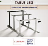 Newstar Height Adjustable Office Table, Workstation Table