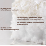 Modern High-Back Lounge Chair Sofa With Optional FootRest