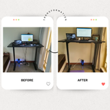 L Shaped Under Desk Cable Management Tray