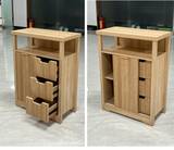 Floor Cabinet, Free Standing Cabinet With 3 drawers