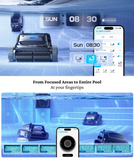 WYBOT S2 Solar Cordless Robotic Pool Cleaner with Solar-Powered Charging Dock