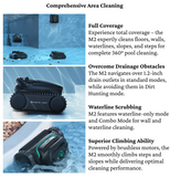 WYBOT M2 Vision Tech High-End Cordless Robotic Pool Cleaner