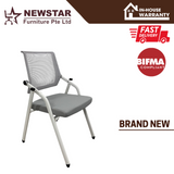 Newstar Foldable chair, Guest chair, With optional writing table