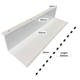 L Shaped Under Desk Cable Management Tray