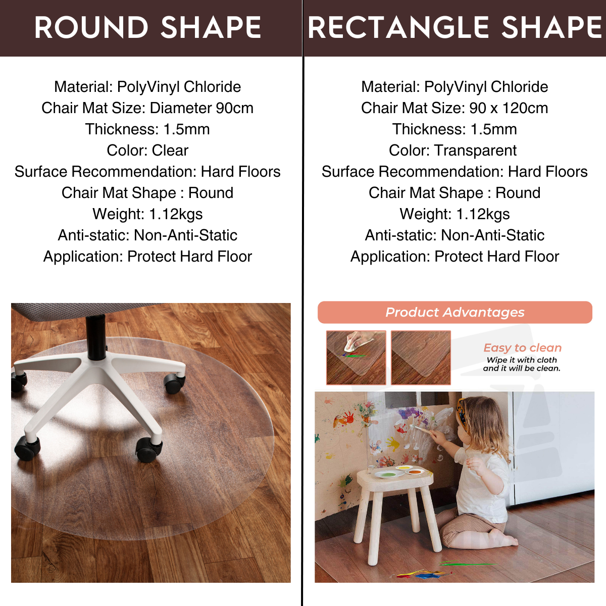 Chair Floor Protection Mat – Newstar Furniture Pte Ltd