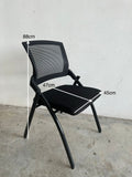 Newstar Foldable chair, Guest chair, With optional writing table