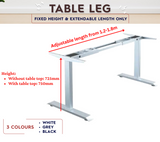 Customisable Desk, Extendable Office Table