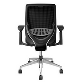 Okamura Zephyr Light Mesh Chair with Lumbar Support