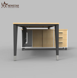 Office Desk Modern Executive Metal Desk Frames for Manager Desk BORUI Series