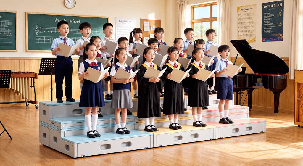 Choral Riser Singapore: Buyer's Guide 2026 – Newstar Furniture Pte Ltd