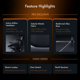 LiberNovo Omni Pro Dynamic Ergonomic Office Chair — Motorised Lumbar Support & Active Airflow | Singapore