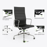Herman Miller Eames Executive Leather Office Chair Tall Back | Singapore