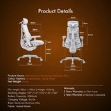 LiberNovo Omni Pro Dynamic Ergonomic Office Chair — Motorised Lumbar Support & Active Airflow | Singapore