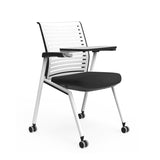 ErgoFlow Training & Conference Chair with Flip-Up Seat and Optional Writing Tablet | Singapore