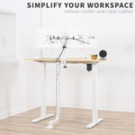 Newstar Spiral Cable Management, Wire Organizer for Office Desk