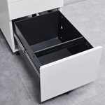 Mobile Metal Pedestal with Digital Lock, 3 Drawer File Cabinet