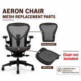 Genuine Herman Miller Mesh Replacement — Aeron Seat & Backrest | Singapore