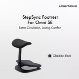 LiberNovo StepSync Ergonomic Footrest for Omni SE — 10° Tilt & Dual-Height Leg Support