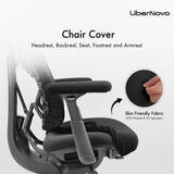 LiberNovo Chair Cover for Omni Ergonomic Chair — Stretchable Protective Cover Set