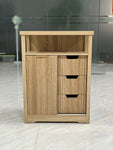 Floor Cabinet, Free Standing Cabinet With 3 drawers