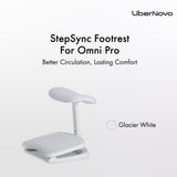 LiberNovo StepSync Ergonomic Footrest for Omni Pro — 10° Tilt & Dual-Height Leg Support