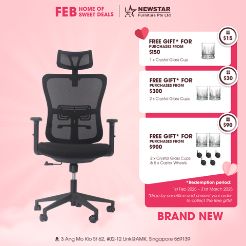 Butterfly Office Chair With Optional Headrest