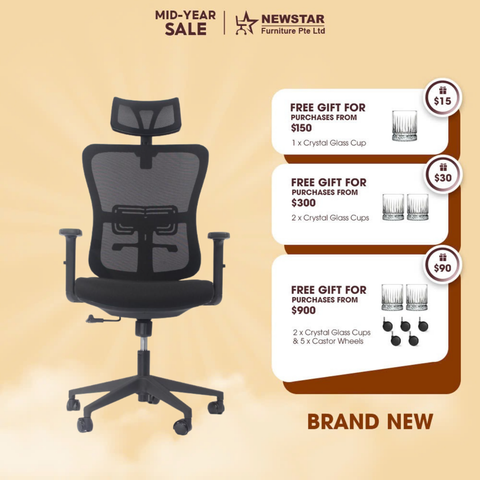 Butterfly Office Chair With Optional Headrest