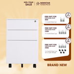 Newstar Mobile Lock Metal Pedestal 3 Drawer Steel