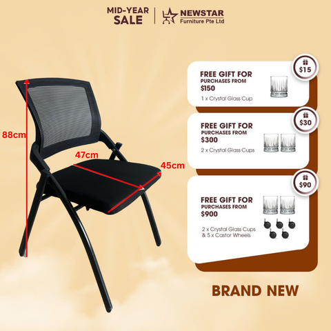 Newstar Foldable chair, Guest seating chair