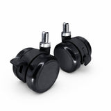 Locking Castor Wheels for Office Desks & Tables — Set of 4