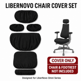 LiberNovo Chair Cover for Omni Ergonomic Chair — Stretchable Protective Cover Set