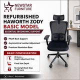 Refurbished Haworth Zody Ergonomic Office Chair — PALM Back Support