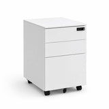 3-Drawer Mobile Filing Cabinet — Digital Lock | Steel | Singapore