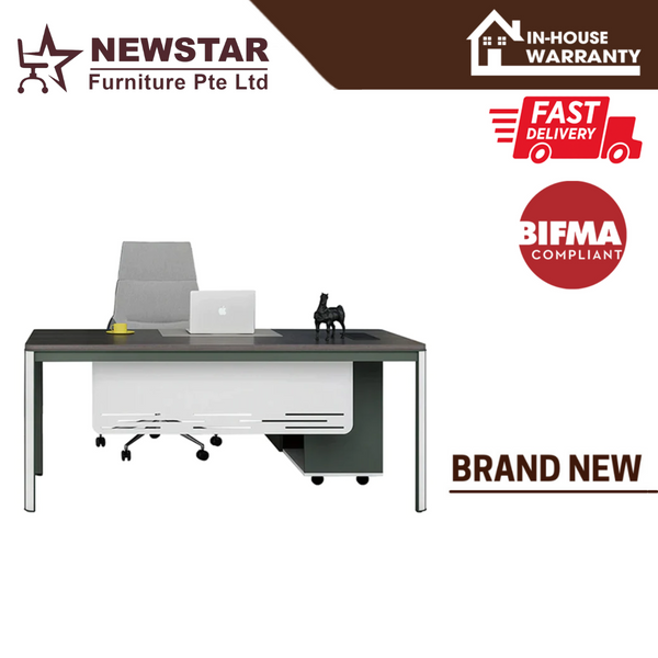 Modern Style Executive Desk Newstar Furniture Pte Ltd