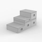 Nova Riser choral riser unit in grey