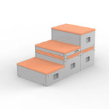 Nova Riser choral riser unit in orange