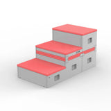 Nova Riser choral riser unit in red