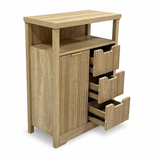 Floor Cabinet, Free Standing Cabinet With 3 drawers